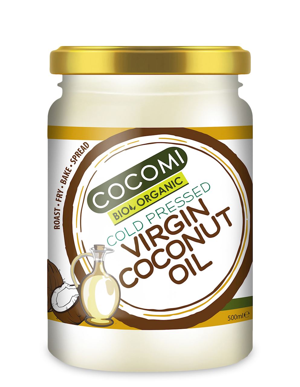 Olej kokosowy virgin bio 500 ml, Cocomi