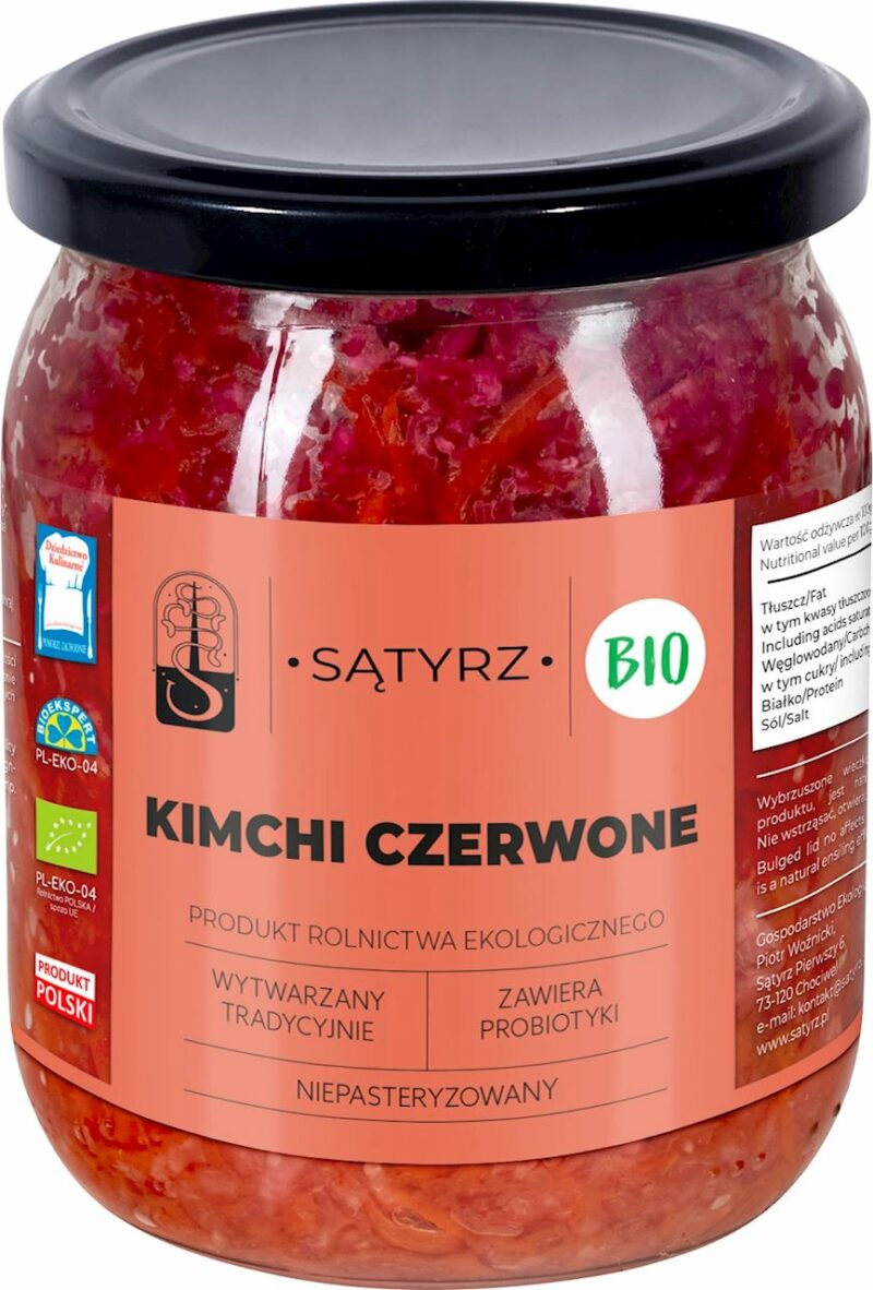 Kimchi czerwone bio 450 g, Sątyrz